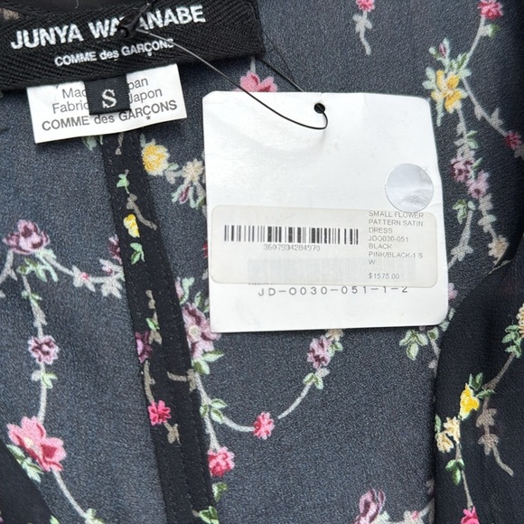 Junya Watanabe Comme des Garçons viscose georgette dress - Picture 5 of 10